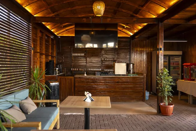 A comfortable corner in the restaurant